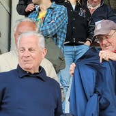 Scajola oggi in tribuna al Ciccione                                                                                                              (foto Flammia)