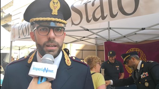Imperia: la Polizia di Stato presente alla 'Fiera del Libro' con il suo stand informativo '#essercisempre' (Video)