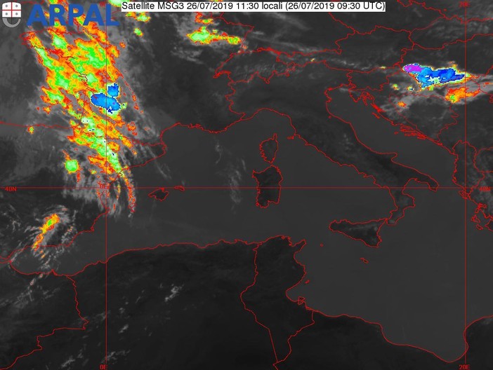 Maltempo: dopo il caldo dalle 18 di domani su tutta la Liguria allerta gialla per forti temporali Maltempo: dopo il caldo dalle 18 di domani su tutta la Liguria allerta gialla per forti temporali