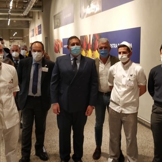 Aumento dei ricoveri in Liguria, Toti: "Situazione al momento tranquilla al di là di qualche allarmismo di troppo"  (foto e video)