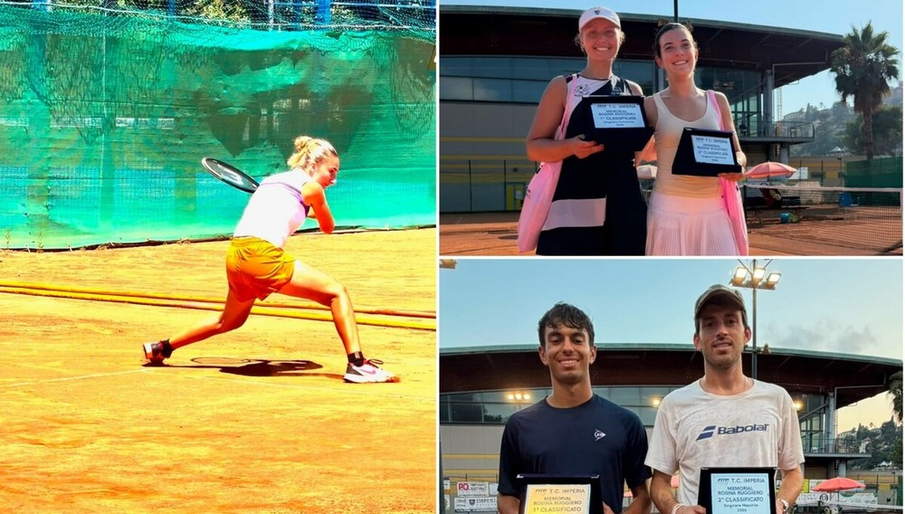 Elia e Urelli Rinaldi conquistano il 4° Memorial Rosina Ruggiero al TC Imperia