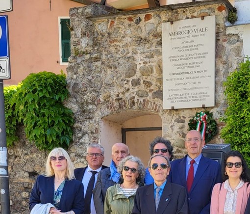 25 Aprile, Imperia ha ricordato Ambrogio Viale