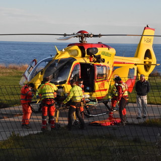 Pieve di Teco: scontro auto-moto sulla Statale 28, centauro portato in ospedale a Pietra
