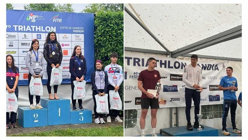 TRIATHLON. Doppio argento per la Rari Nantes Imperia Olio Raineri