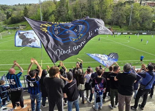 Imperia calcio, continuano le celebrazioni per la vittoria del campionato: ad Andora la consegna della Coppa