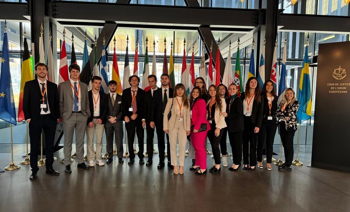 Studenti universitari imperiesi a lezione alla Corte di Giustizia Europea