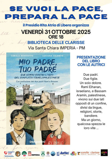 Al Parasio la presentazione del libro "Mio padre, tuo padre. Due uomini contro l'odio del conflitto Israelo Palestinese"