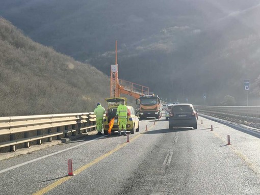 Viadotto Uveghi, scatta lo stop ai mezzi pesanti sui percorsi alternativi