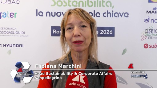 Marchini (Sanpellegrino): "Vera sostenibilità quando si passa dall'impegno all'azione"