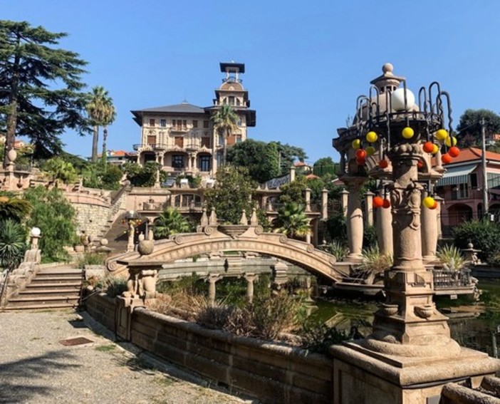 13 FEBBRAIO 1985. Villa Grock in stato di abbandono. Grande preoccupazione a Imperia