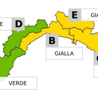 Maltempo: temporali diffusi dalla mezzanotte su tutta la Liguria, nel Ponente è solo allerta verde Maltempo: temporali diffusi dalla mezzanotte su tutta la Liguria, nel Ponente è solo allerta verde