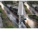Via Scarincio allagata: guasto alla rete idrica durante i lavori Via Scarincio allagata: guasto alla rete idrica durante i lavori