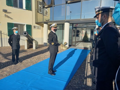 Visita dell'Ammiraglio Pierpaolo Ribuffo alla Capitaneria di Porto di Imperia