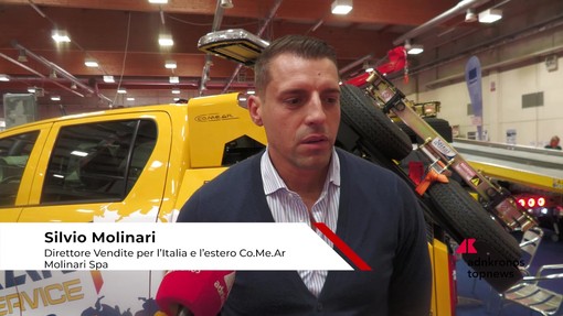 Fiere: Molinari (Co.Me.Ar), 'nostro pick up tra le soluzioni più utilizzate per il recupero veicoli bloccati' Fiere: Molinari (Co.Me.Ar), 'nostro pick up tra le soluzioni più utilizzate per il recupero veicoli bloccati'