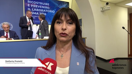 Rapporto Sisma 2016, Proietti: "A breve riapriranno ospedali Norcia e Cascia"