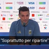 "Argentina, mi dispiace", le lacrime del ct Scaloni dopo il ko in finale "Argentina, mi dispiace", le lacrime del ct Scaloni dopo il ko in finale