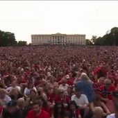 Norvegia torna a casa dopo i Mondiali, il 'row' con il principe e 90mila tifosi Norvegia torna a casa dopo i Mondiali, il 'row' con il principe e 90mila tifosi