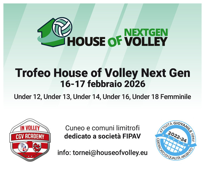 Vivi l’esperienza sportiva di “House of Volley NEXTGEN”: aperta la ricerca di volontari e partner