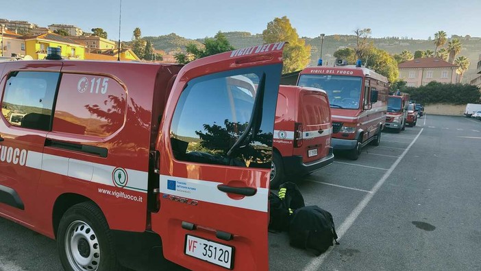 Il centro per il coordinamento delle ricerche nel parcheggio del Pump Track di Castelvecchio