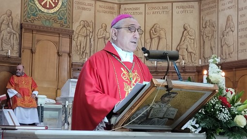 Il vescovo Borghetti                                                                                                                                         (Foto Flammia)