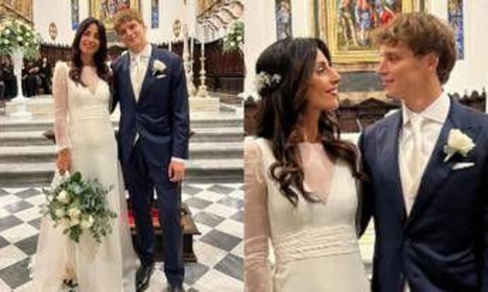Giorgia Cardinaletti e Francesco Bechis hanno detto sì: le nozze a Fabriano e il look degli sposi Giorgia Cardinaletti e Francesco Bechis hanno detto sì: le nozze a Fabriano e il look degli sposi
