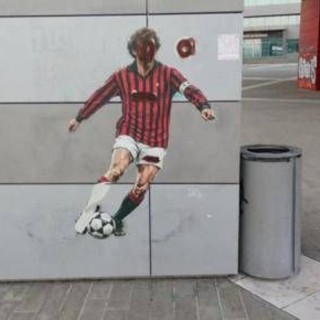 Baresi, a Milano vandalizzato il murales per il capitano del Milan Baresi, a Milano vandalizzato il murales per il capitano del Milan