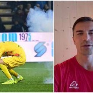 Audero dopo essere stato colpito dal petardo: "Poteva andare molto peggio"