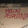 'Meloni assassina', scritta choc in centro a Castiglioncello   