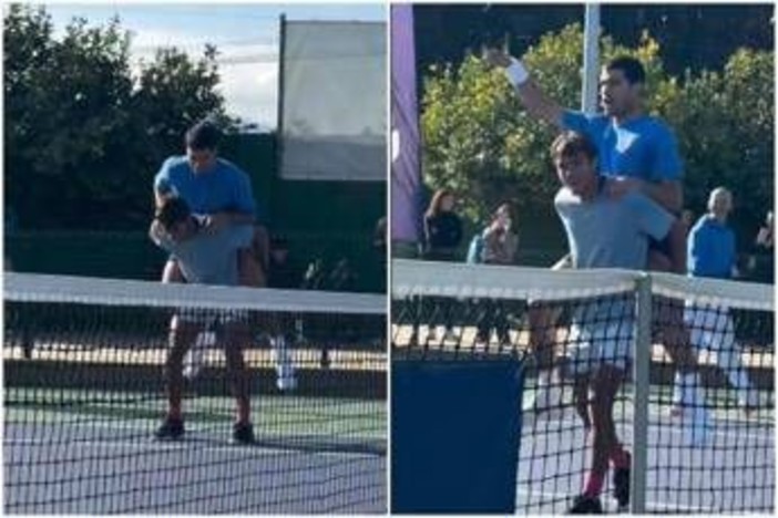 Alcaraz vince, Cobolli 'paga' la penitenza in allenamento