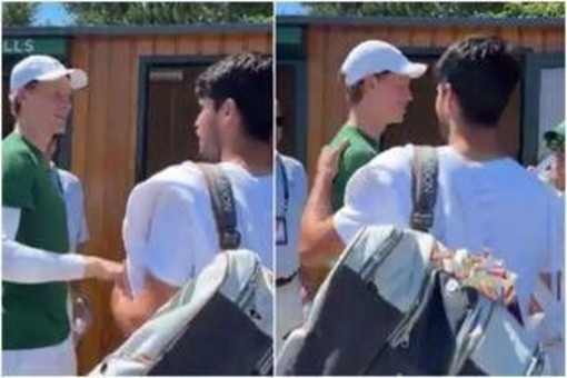 Sinner-Alcaraz, incontro della vigilia e un botta e risposta a Wimbledon