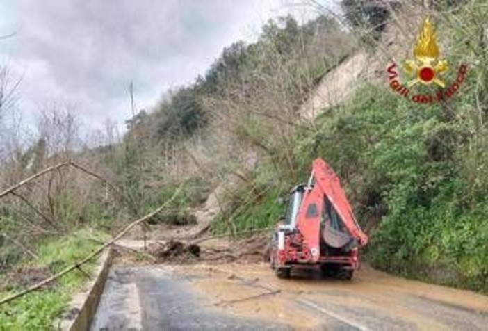 Maltempo in Calabria, frane e strade allagate. Nel Vibonese crolla atrio in una scuola Maltempo in Calabria, frane e strade allagate. Nel Vibonese crolla atrio in una scuola