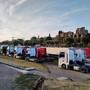 Circo Massimo invaso dai tir per il concerto di Cremonini: l'area archeologica trasformata in un gigantesco parcheggio Circo Massimo invaso dai tir per il concerto di Cremonini: l'area archeologica trasformata in un gigantesco parcheggio