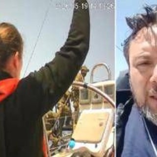 Flotilla, Carotenuto e Mantovani arrivati in Italia. Il racconto: "Manette, mitra puntati e persone ferite" Flotilla, Carotenuto e Mantovani arrivati in Italia. Il racconto: "Manette, mitra puntati e persone ferite"