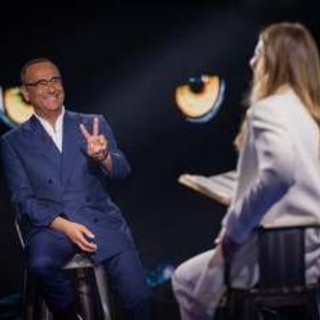 Belve, Carlo Conti: "Non sono bisessuale, ho solo un'idea fissa. Mio erede? Nicola Savino" Belve, Carlo Conti: "Non sono bisessuale, ho solo un'idea fissa. Mio erede? Nicola Savino"