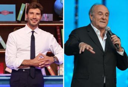 Gerry Scotti e Stefano De Martino, l'abbraccio e l'appello: "Fateci finire alle 21.30"