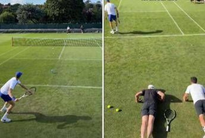 Sinner a Wimbledon, sfida con Sabalenka e 'penitenza' - Video Sinner a Wimbledon, sfida con Sabalenka e 'penitenza' - Video
