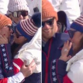 Proposta di matrimonio alle Olimpiadi, Johnson dice sì Proposta di matrimonio alle Olimpiadi, Johnson dice sì