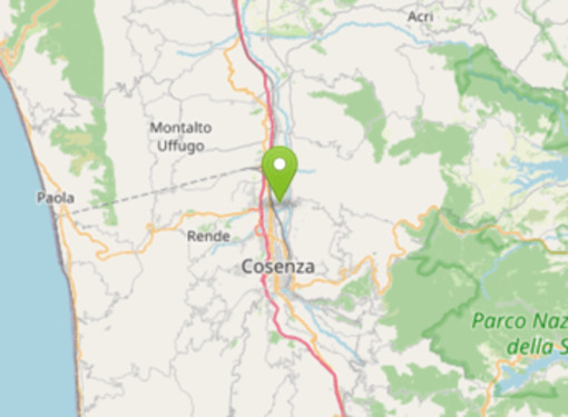 Terremoto oggi a Cosenza, scossa di magnitudo 3.7: avvertita in tutta la provincia Terremoto oggi a Cosenza, scossa di magnitudo 3.7: avvertita in tutta la provincia