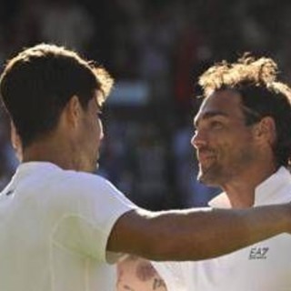 Atp Finals, Alcaraz incontra Fognini prima della finale con Sinner. La battuta su'Ballando con le stelle'