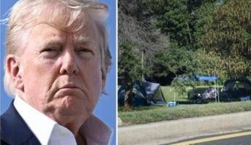 Usa, Trump contro i senzatetto: le foto e l'annuncio mentre va giocare