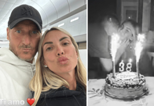 Noemi Bocchi compie 38 anni, la dedica di Francesco Totti: "Ti amo" Noemi Bocchi compie 38 anni, la dedica di Francesco Totti: "Ti amo"