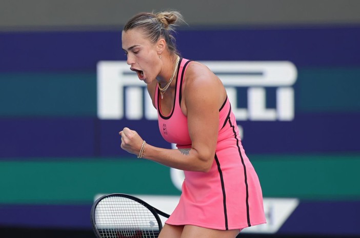 Aryna Sabalenka trionfa a Miami, Gauff sconfitta 2-1 in finale Aryna Sabalenka trionfa a Miami, Gauff sconfitta 2-1 in finale
