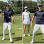 Sinner, buca a golf ed esultanza... alla Ronaldo