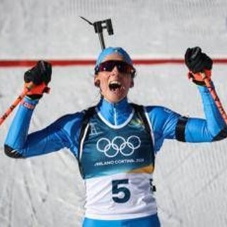 Milano Cortina, Vittozzi medaglia d'oro in gara a inseguimento del biathlon