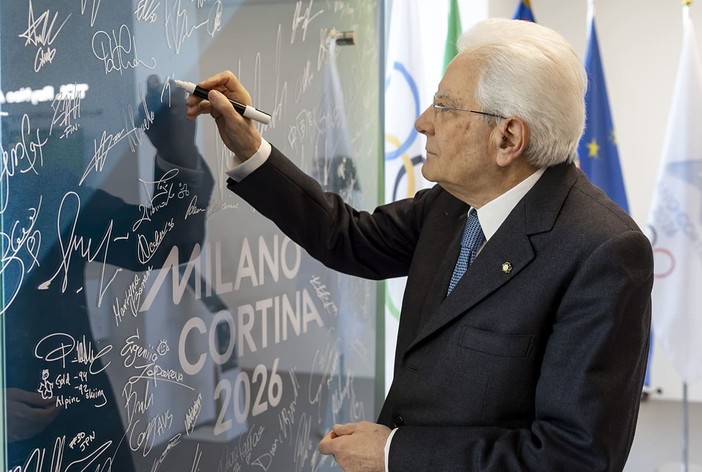 Mattarella visita azzurri al villaggio olimpico “Esserci già un successo” Mattarella visita azzurri al villaggio olimpico “Esserci già un successo”