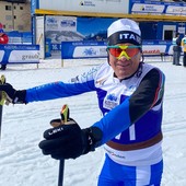 L’imperiese William Stua taglia il traguardo della 30 km dei Mondiali Master 2026 di sci di fondo di Sappada L’imperiese William Stua taglia il traguardo della 30 km dei Mondiali Master 2026 di sci di fondo di Sappada