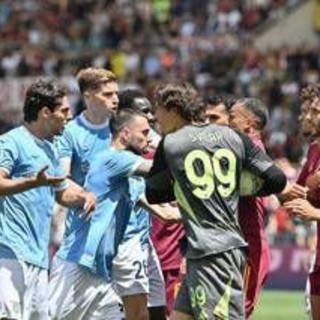 Roma-Lazio, espulsi Rovella e Wesley per rissa: cos'è successo all'Olimpico