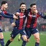 Bologna agli ottavi di Europa League, Brann battuto ancora 1-0