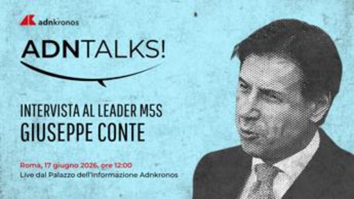 M5S, Giuseppe Conte domani alle 12 ospite dell'Adnkronos M5S, Giuseppe Conte domani alle 12 ospite dell'Adnkronos