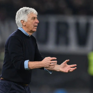 Gasperini “Le gare determinanti saranno a maggio, con Totti normale cena”